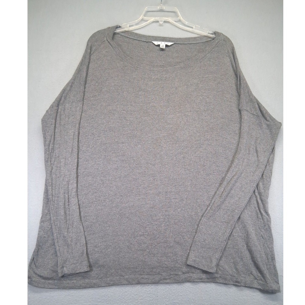 Cabi Women's Long‎ Sleeve Tee Shirt Pullover Gray Size XS